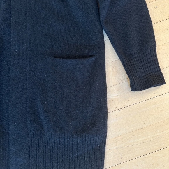 VINCE. Black Cashmere open front cardigan, S, GL1011 - Picture 6 of 7